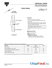 Datasheet 1N4728 manufacturer Vishay